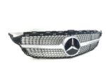 CALANDRE DIAMANT POUR MERCEDES CLASSE C W205 C205 PHASE 1 DE 01/2014 A 02/2018 + LOGO