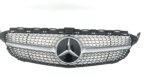 CALANDRE DIAMANT POUR MERCEDES CLASSE C W205 C205 PHASE 1 DE 01/2014 A 02/2018 + LOGO – Image 3