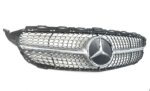 CALANDRE DIAMANT POUR MERCEDES CLASSE C W205 C205 PHASE 1 DE 01/2014 A 02/2018 + LOGO – Image 4