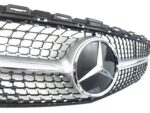 CALANDRE DIAMANT POUR MERCEDES CLASSE C W205 C205 PHASE 1 DE 01/2014 A 02/2018 + LOGO – Image 5