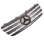 GRILLE DE CALANDRE CHROME ET GRIS SILVER MERCEDES CLASSE E W210 DE 07/1999 A 2002 – Image 4
