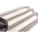 GRILLE DE CALANDRE GRIS SILVER ET CHROME MERCEDES CLASSE E W210 PHASE 1 DE 04/1995 A 08/1999 – Image 4
