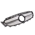 CALANDRE DIAMANT NOIR MERCEDES CLASSE E W213 A PARTIR DE 01/2016 ET C238 SANS TROUS CAMERA + LOGO – Image 2