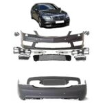 PARECHOC AVANT ARRIERE BAS DE LOOK AMG MERCEDES CLASSE S W221 DE 2005 A 2013 VERSION LONGUE
