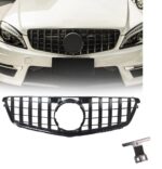 Calandre look AMG GT noir brillant pour Mercedes classe C w204 c204