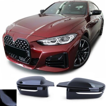 2 coque rétroviseur look M4 noir brillant pour BMW série 4 G42 G22 G23 G26 coupé gran coupé