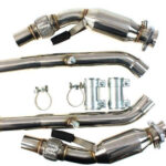 Kit downpipe inox pour AUDI S4 B6 B7 V8 de 03/2003 à 06/2008