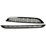 Grille de calandre capot et grille pare-chocs noir brillant pour MINI Cooper S JCW R50 R53 de 09/2001 à 11/2006