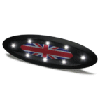 Eclairage de plafonnier à led look union jack pour MINI cooper R55 clubman et R56 de 11/2006 à 07/2010