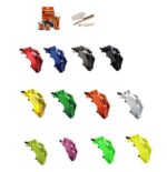 PEINTURE DE FREIN ETRIER FOLIATEC - LAQUE + DURCISSEUR + DEGRAISSANT + ACCESSOIRES