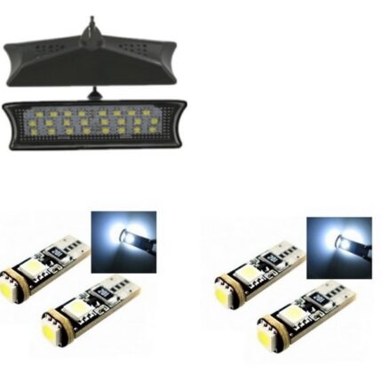 PLAFONNIER AVANT 24 LED SMD + 4 AMPOULE SPOT AVANT ET ARRIERE BMW SERIE 3 E90 E91 E92
