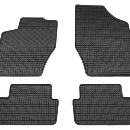 4 tapis de sol caoutchouc pour PEUGEOT 308 de 09/2007 à 06/2013 3 et 5 porte et SW