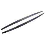 2 BAGUETTE NOIR MAT LOOK M PERFORMANCE POUR BAS DE CAISSE DE BMW SERIE 3 F30 ET F31 – Image 3