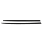 2 BAGUETTE NOIR MAT LOOK M PERFORMANCE POUR BAS DE CAISSE DE BMW SERIE 3 F30 ET F31 – Image 5