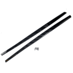 2 lame extensions sous bas de caisse noir brillant pour BMW M4 F82 coupé et F83 cabriolet