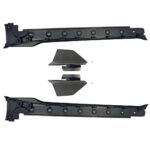 2 bas de caisse look turbo S pour PORSCHE 911 type 992 + 2 ailette carbone