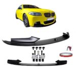 SPOILER AVANT M PERFORMANCE NOIR MAT POUR BMW SERIE 5 F10 PACK M DE 2010 A 2017