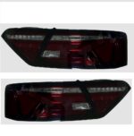 2 feux arrière led rouge et noir fumé pour AUDI A5 S5 RS5 phase 2 de 07/2011 à 2015 – Image 2