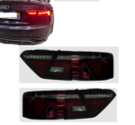 2 feux arrière led rouge et noir fumé pour AUDI A5 S5 RS5 phase 2 de 07/2011 à 2015