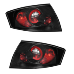 2 feux arrière fond noir pour AUDI TT 8N de 10/1998 à 06/2006