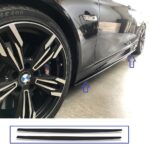 2 BAS DE CAISSE PACK M + 2 LAME M PERFORMANCE POUR BMW SERIE 5 F10 ET F11