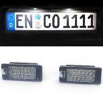 2 MODULE PLAQUE IMMATRICULATION A 24 LED SMD BMW SERIE 1 3 5 E90 E91 E39 E60 E61 X5 X6 E82 E88