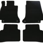 4 tapis de sol velours premium spécifique MERCEDES classe C W205 berline de 03/2014 à 2021