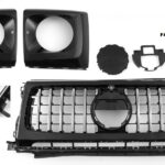 Calandre + accessoires look G63 pour MERCEDES classe G W463 phase 2 de 03/2018 à 2024
