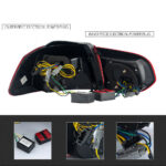2 feux arrière led look GTI pour VW golf 6 avec clignotant led dynamique défilant – Image 4