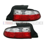 2 FEUX FEU ARRIERE BLANC ET ROUGE TYPE M POUR BMW Z3 DE 1996 A 1999