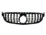 Calandre noir brillant look c63s 2020 pour MERCEDES classe C c205 w205 c63 c63s phase 1 2015 à 02/2018