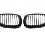 2 calandre noir mat pour BMW série 5 E60 E61 de 07/2003 à 05/2010