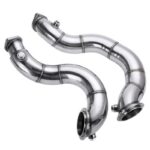 Downpipe inox pour BMW 135i 335i avec moteur N54 série 1 3 E81 E82 E87 E88 E90 E91 E92 – Image 2