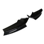 2 lame splitter avant noir brillant pour BMW série 5 G30 G31 pack M phase 1 de 02/2017 à 06/2020