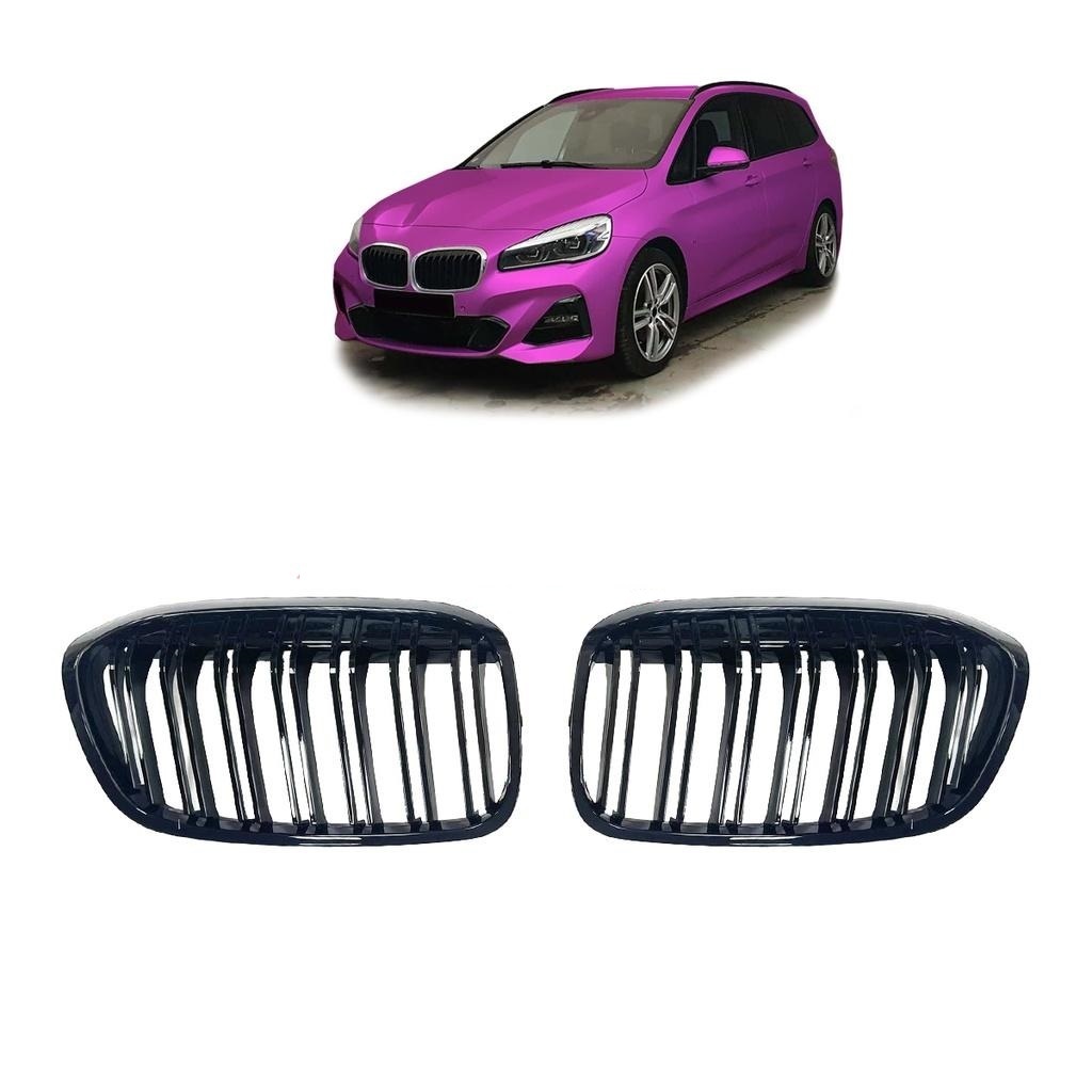 gribm0246.jpg 2 calandre double lame noir brillant BMW série 2 active tourer F46 F46 03/2018 à 10/2021 – Image 1