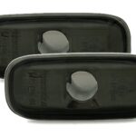 2 CLIGNOTANT D'AILE REPETITEUR NOIR TRANSLUCIDE POUR AUDI A3 8L DE 07/2000 A 03/2003