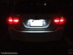 ECLAIRAGE PLAQUE D'IMMATRICULATION 9W LED CREE BMW SERIE 1 3 5 E90 E91 E39 E60 E61 X5 X6 E70 E82 E88 – Image 2