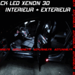 PACK LED INTERIEUR 20 AMPOULE W5W C5W CANBUS SANS ERREUR ODB POUR VW GOLF VII 7