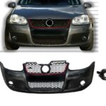 Pare-chocs avant pour VW golf 5 look GTI en abs + 2 antibrouillards
