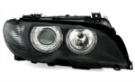 2 FEUX PHARE AVANT XENON ANGEL EYES BMW SERIE 3 E46 COUPE & CABRIOLET PHASE 2 DE 04/2003 A 2006 – Image 3