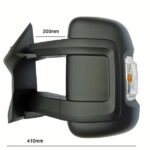 Rétroviseur électrique gauche conducteur bras long PEUGEOT BOXER CITROEN JUMPER FIAT DUCATO