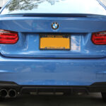 Diffuseur arrière M performance pour BMW série 3 F30 F31 double sortie gauche