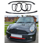 Kit de déchromage noir brillant pour MINI Cooper R56 R57 de 11/2006 à 2014