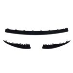 spoiler lame inférieur de pare-chocs noir brillant pour Mercedes classe C w205 c205 pack AMG phase 2 03/2018 à 04/2021 – Image 2