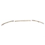 spoiler lame inférieur de pare-chocs noir brillant pour Mercedes classe C w205 c205 pack AMG phase 1 de 2014 à 02/2018 – Image 3