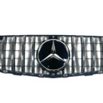 Calandre look AMG GT chrome et noir pour Mercedes GLC X253 et C253 phase 1 de 06/2015 à 03/2019 + LOGO