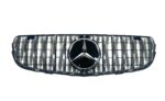 Calandre look AMG GT chrome et noir pour Mercedes GLC X253 et C253 phase 1 de 06/2015 à 03/2019 + LOGO