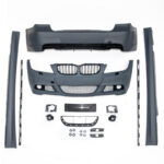 Pare-chocs avant arrière bas de caisse pack M pour BMW série 3 E90 lci phase 2 + 2 antibrouillards