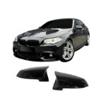 2 coque noir brillant look M pour BMW série 5 lci 6 7 F10 F06 F12 F13 F01