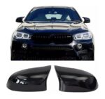 2 coque rétroviseur noir brillant BMW X5 F15 X6 F16 X4 F26 et X3 F25 lci à partir de 06/2014